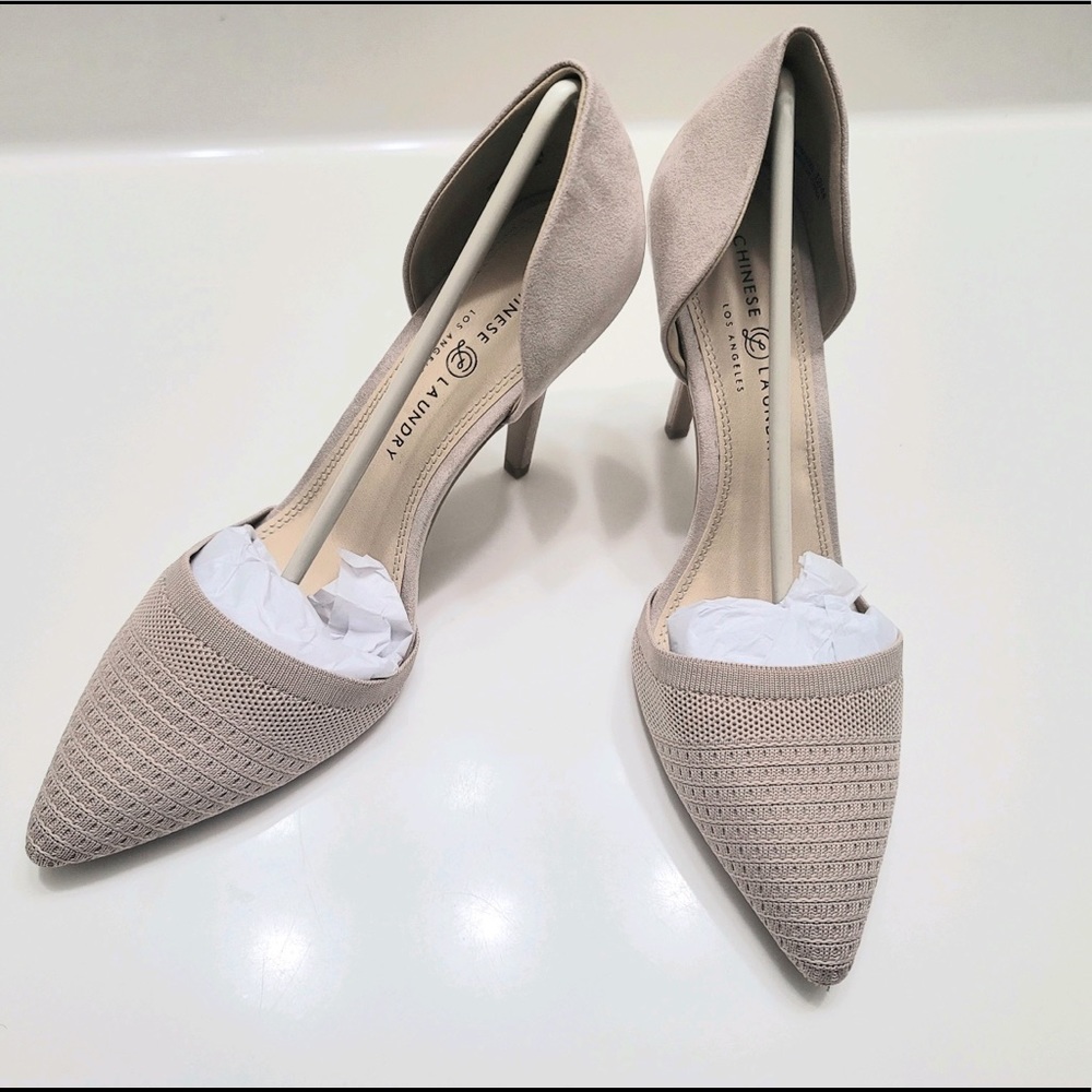 Tan heels size 12 (medium)